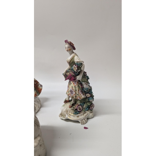 140 - Antique Figurines / Ornaments inc. 
- Early Derby Patch Period Diana Circa 1765
- Victorian Stafford... 