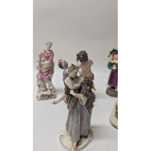 140 - Antique Figurines / Ornaments inc. 
- Early Derby Patch Period Diana Circa 1765
- Victorian Stafford... 