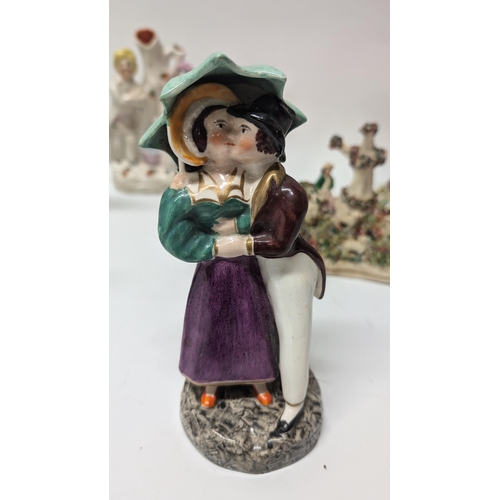 140 - Antique Figurines / Ornaments inc. 
- Early Derby Patch Period Diana Circa 1765
- Victorian Stafford... 