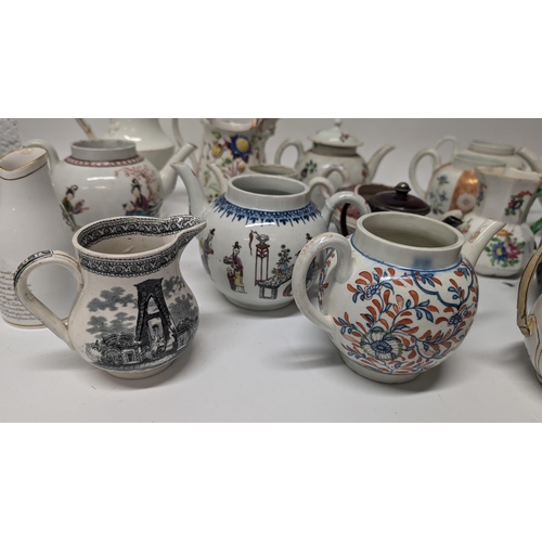 141 - A Selection of Antique Teapots, Jugs etc. Meissen, Winchester, Chinese and Japanese circa 1800's. Pr... 