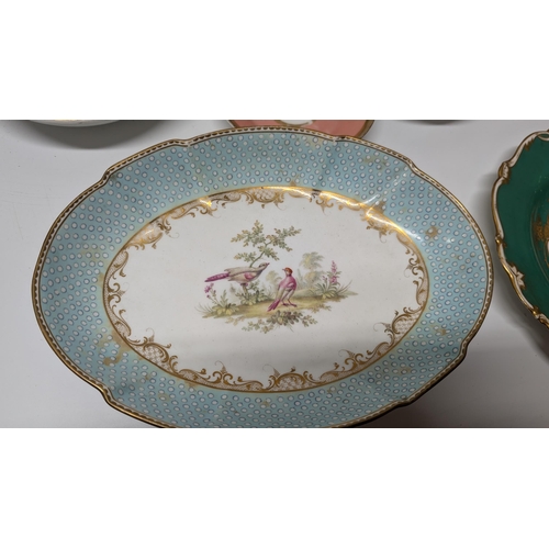 149 - A Selection of 18th and 19th Century China and Porcelain inc.  Majolica Cake Stand ( broken but all ... 