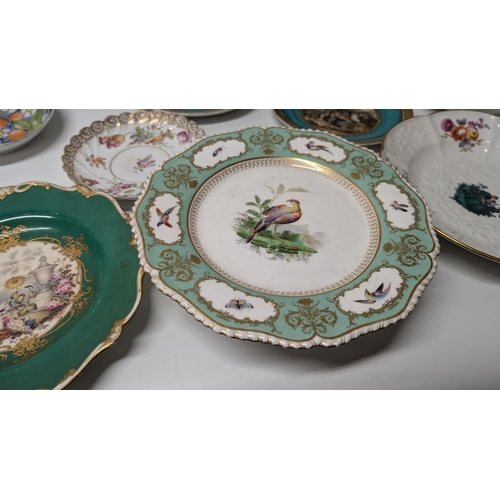 149 - A Selection of 18th and 19th Century China and Porcelain inc.  Majolica Cake Stand ( broken but all ... 