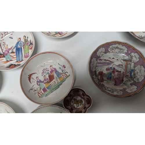 157 - A Quantity of Antique Chinese and Japanese Exportware inc. Dishes, Plates, Bowls, circa 1765 Worcest... 