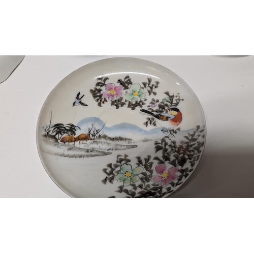 162 - Antique Chinese and Japanese Fine Porcelain and China inc. Eggshell Chinese Porcelain Rice Bowl, Ant... 