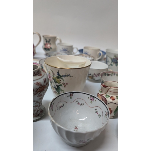 164 - A Quantity of Antique China and Porcelain including Meissen, Dresden inc. an Antique 19th Century Gi... 