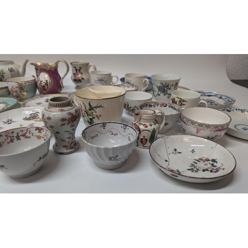 164 - A Quantity of Antique China and Porcelain including Meissen, Dresden inc. an Antique 19th Century Gi... 