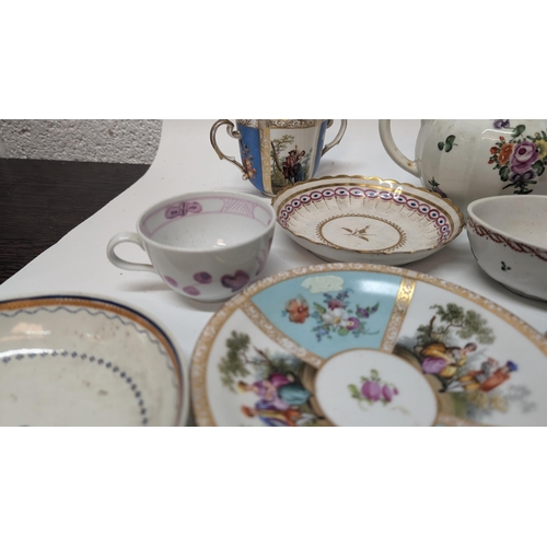 164 - A Quantity of Antique China and Porcelain including Meissen, Dresden inc. an Antique 19th Century Gi... 