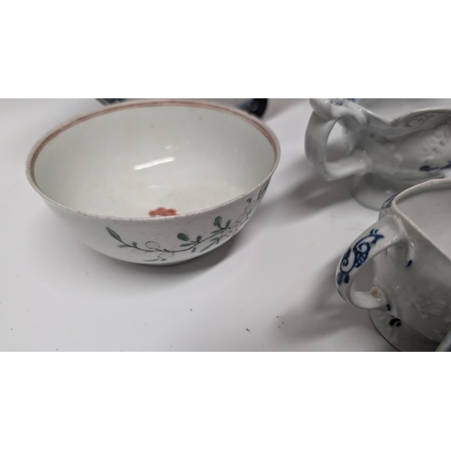 166 - A Quantity of Antique Chinese and Japanese Exportware inc. 
- 18th Century Porcelain Kakiemon Dish
-... 