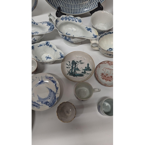 166 - A Quantity of Antique Chinese and Japanese Exportware inc. 
- 18th Century Porcelain Kakiemon Dish
-... 