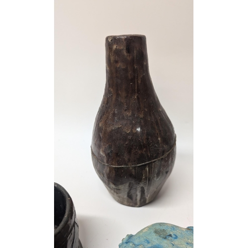 170 - Ancient Egyptian Faiance Flask possibly circa 1069 plus other Items. Property of a Gentleman