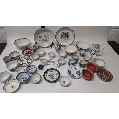 172 - A Collection of 18th and 19th Century Chinese and Japanese Exportware inc. Meissen, Hand Painted Dis... 