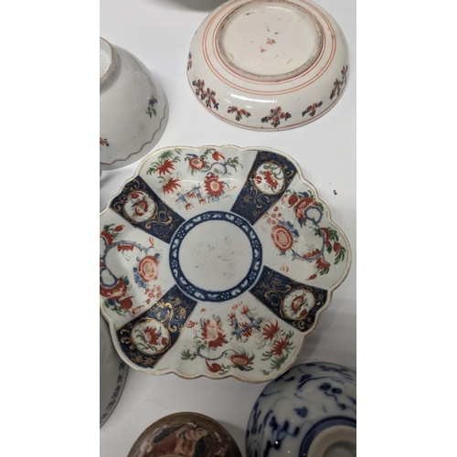 172 - A Collection of 18th and 19th Century Chinese and Japanese Exportware inc. Meissen, Hand Painted Dis... 