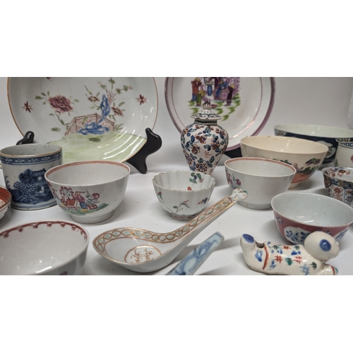 172 - A Collection of 18th and 19th Century Chinese and Japanese Exportware inc. Meissen, Hand Painted Dis... 