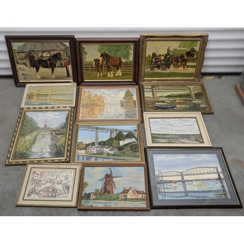 1290 - 12 x Assorted Painting and Prints