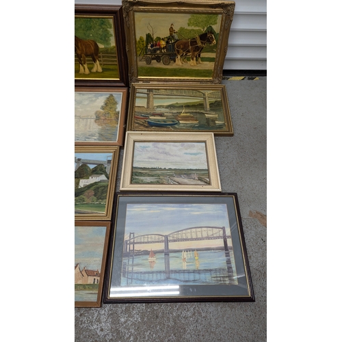 1290 - 12 x Assorted Painting and Prints