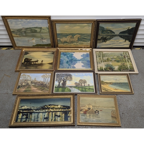 1292 - 11 x Assorted Paintings