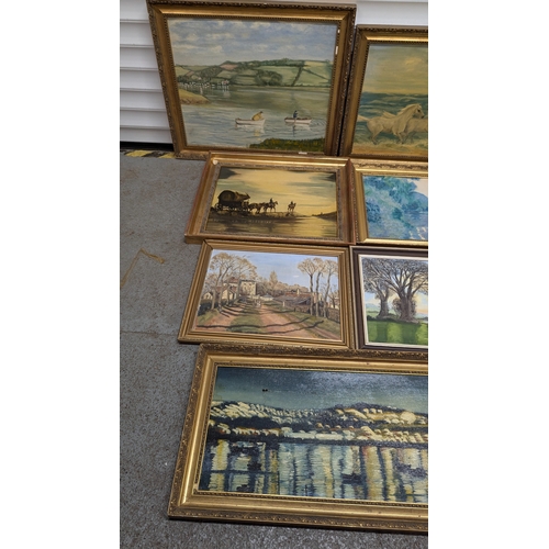 1292 - 11 x Assorted Paintings