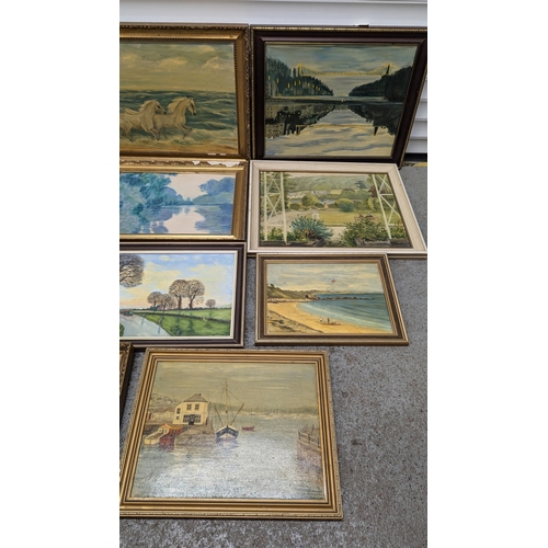 1292 - 11 x Assorted Paintings