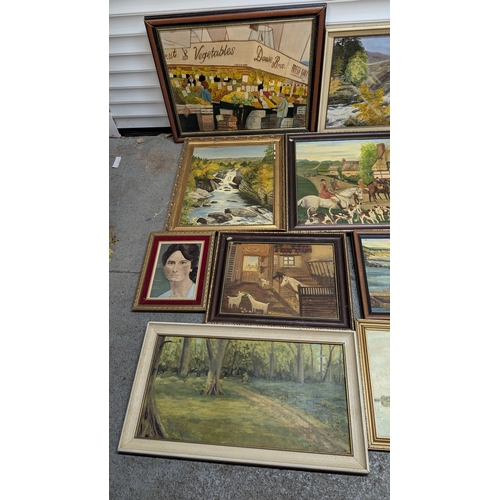 1296 - 13 x Paintings