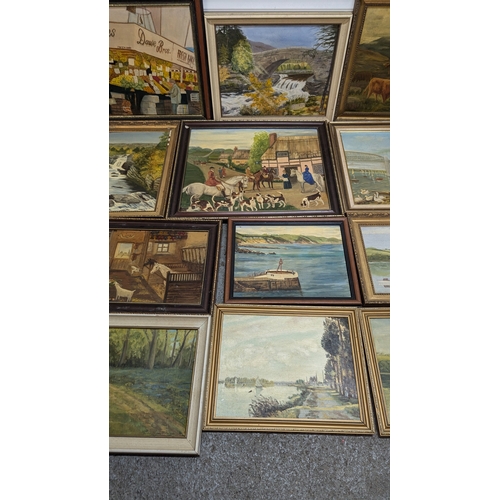 1296 - 13 x Paintings