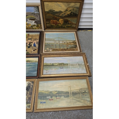 1296 - 13 x Paintings