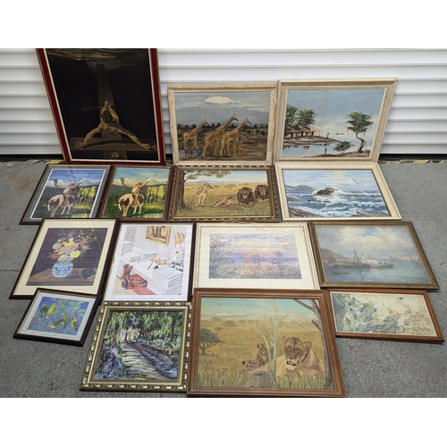 1297 - 15 x Painting and Prints