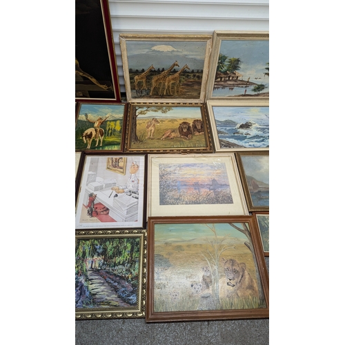 1297 - 15 x Painting and Prints