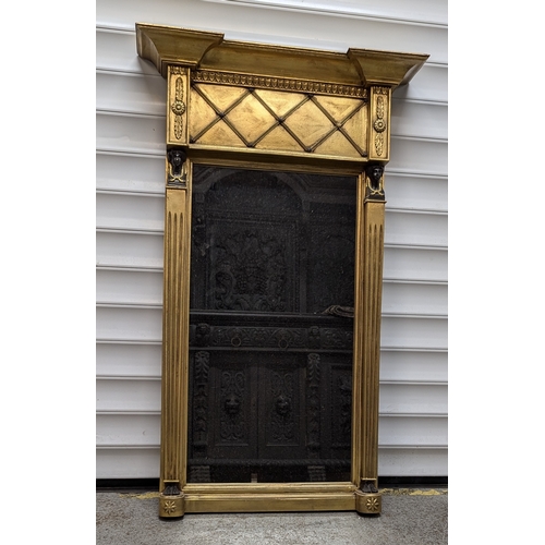 31 - A Regency Style Gilt Mirror - 93 x 57cm