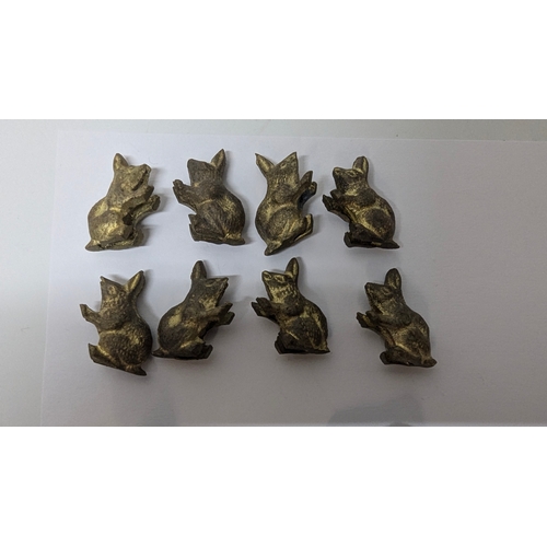 747 - An Amazing  set of Animal Chess Pieces in believed to Bronze in a metal folding board with pieces in... 