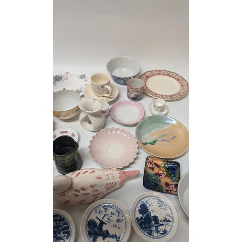 722 - A Collection of Vintage China inc. Plates, Saucers, Ornaments etc.