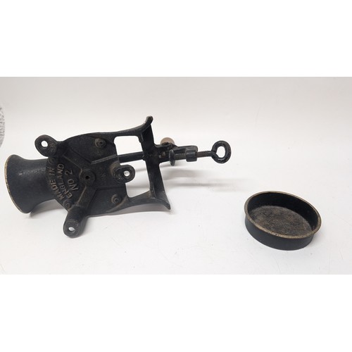 734 - Heavy Cast Metal Spong & Co Coffee Mill no.2