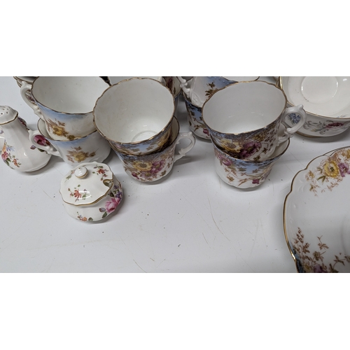 1065 - Part Dinner Service with Floral Design