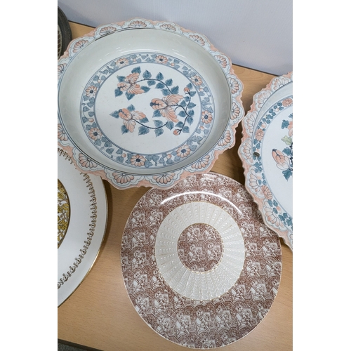 332 - Selection Of Serving Platters Plates And Studio Bowls