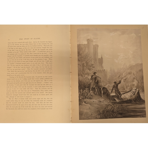 35 - An 1871 Illustrated Edition Of The Story Of Elaine - E. Moxon, Son & Co. - Illustrated By Gustave Do... 