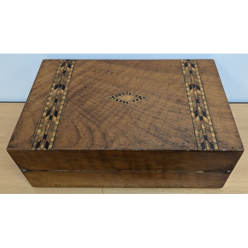 336 - Inlaid Writing Slope with Key