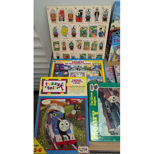 337 - Thomas the Tank Engine Books, Puzzles, Fuzzy Felts