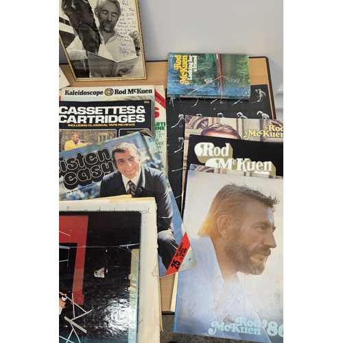 340 - Rod Mskuen Collection of a Super Fan Including Books, Magazines and Pictures, Letters ( some signed)... 