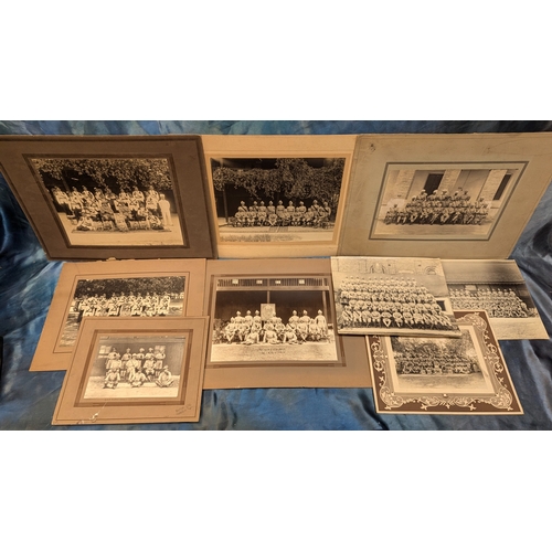 46 - A Quantity of British Indian Regimental Photo Graphs circa 1930