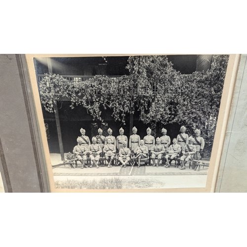 46 - A Quantity of British Indian Regimental Photo Graphs circa 1930