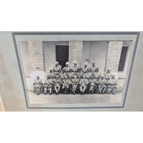 46 - A Quantity of British Indian Regimental Photo Graphs circa 1930