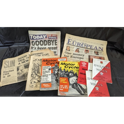 1047 - A Collection of Ephemera including A First Edition of 