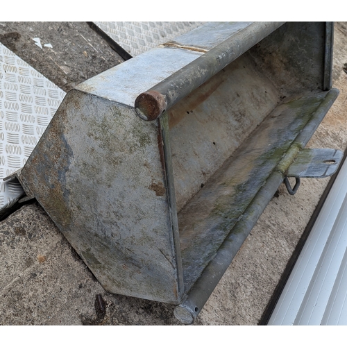 844 - Large Galvanised Trough