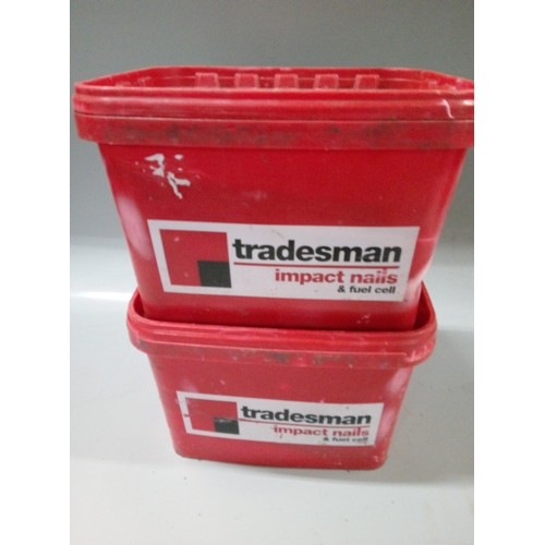 1497 - 2 x Tubs of Assorted Nail Gun Nails