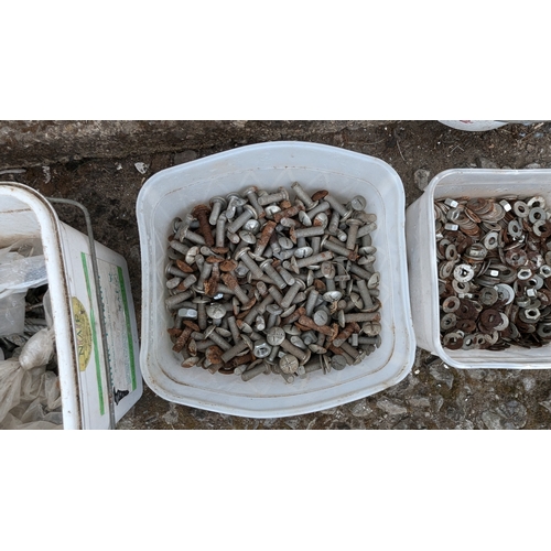 1485 - Selection Of Fixings - Nuts, Bolts, Washers And Metalwares