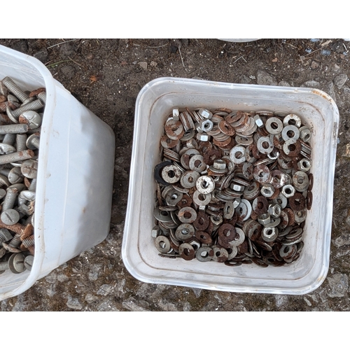 1485 - Selection Of Fixings - Nuts, Bolts, Washers And Metalwares