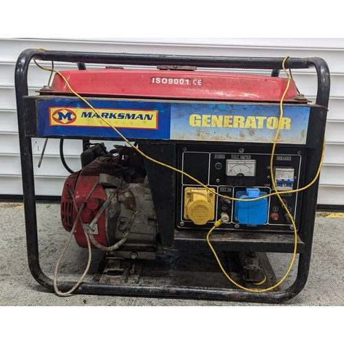 809 - Marksman Generator - Pull Cord Needs Attention