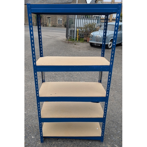 897 - 3 x Adjustable Racking Shelves - 175 x 90 x 45cm plus a smaller one