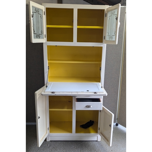 905 - Retro 1950's Kitchenette Larder Unit - 176 x 76 x 43cm