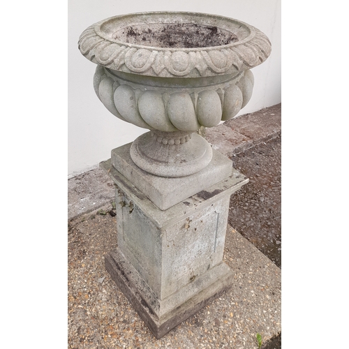 826 - Large Stone Planter In 4 Parts - 135 x 70 x 70cm