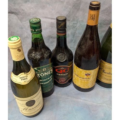 197 - Selection Of Alcoholic Beverages Including - Wine, Sherry And More